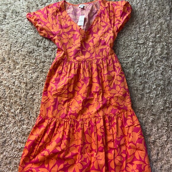 New J Crew Floral Maxi Dress - Picture 1 of 3